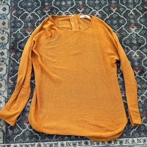 Michael Kors Gold/Burnt Orangish Knit Top- Gorgeous! Perfect for Fall!!!